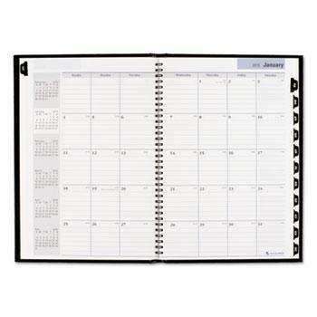 AT-A-GLANCE® DayMinder® Hard-Cover Monthly Planner, 7 7/8 x 11 7/8, Black, 2023-2034 - Janitorial Superstore