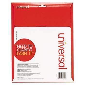 Universal® Ave 5260 Laser Printer Permanent Labels, 1 x 2 5/8, White, 750/Pack - Janitorial Superstore