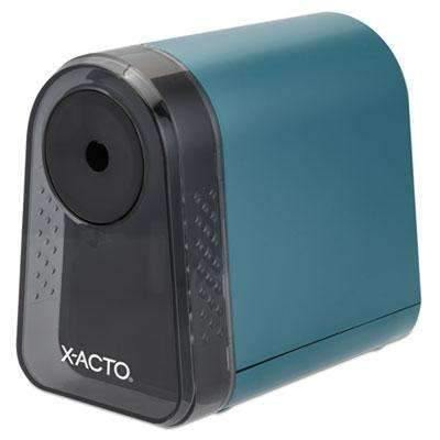 X-ACTO Mighty Mite Home Office Electric Pencil Sharpener, Mineral Green - Janitorial Superstore