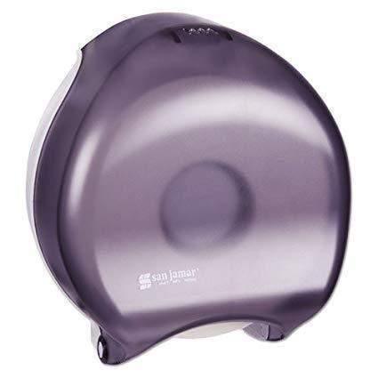 San Jamar SJMR2000TBK Single-Roll Jumbo Bath Tissue Dispenser - Janitorial Superstore