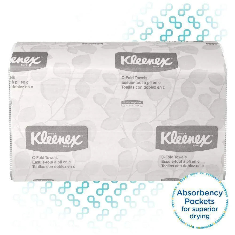 Kleenex C-Fold paper towels 150 per pack 16 packs per case bulk commercial supply