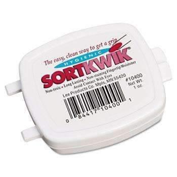 LEE Sortkwik Fingertip Moisteners, 1 oz, Pink - Janitorial Superstore
