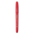 UNIVERSAL OFFICE PRODUCTS Pen Style Permanent Markers, Fine Point, Red, Dozen - Janitorial Superstore