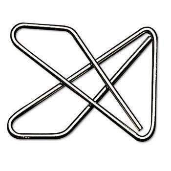 ACCO® Ideal Clamps, Steel Wire, Large, 2-5/8", Silver, 12/Box - Janitorial Superstore