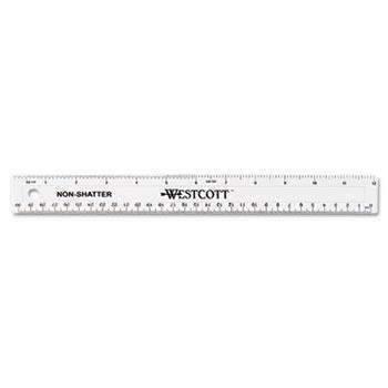 Westcott® 12" Shatterproof Ruler - Janitorial Superstore