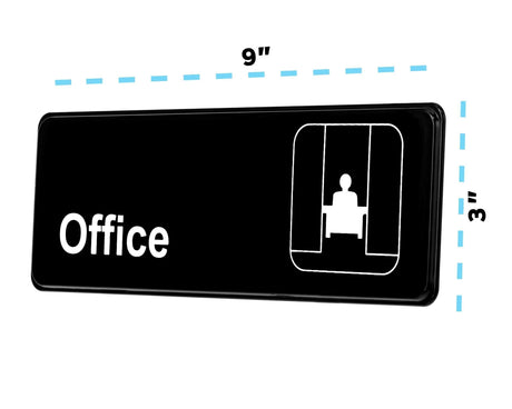 OFFICE SIGN, 3″X9″ - Janitorial Superstore