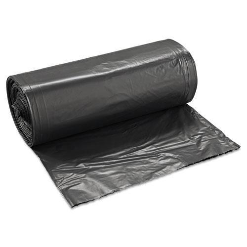 Boardwalk Low Density Repro Can Liners, 45 Gal, 1.2 Mil, 40" X 46", Black, 100-carton - Janitorial Superstore