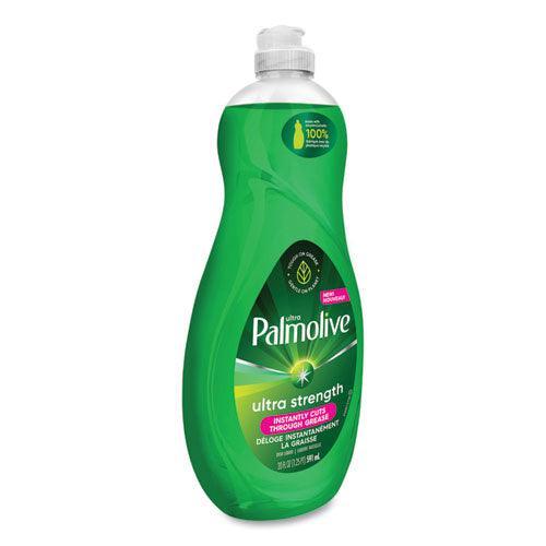 Palmolive Dishwashing Liquid, Ultra Strength, Original Scent, 20 Oz Bottle, 9-ctn - Janitorial Superstore