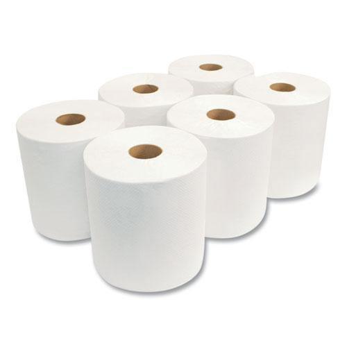 Morcon Morsoft Universal Roll Towels, 8" X 800 Ft, White, 6 Rolls-carton - Janitorial Superstore