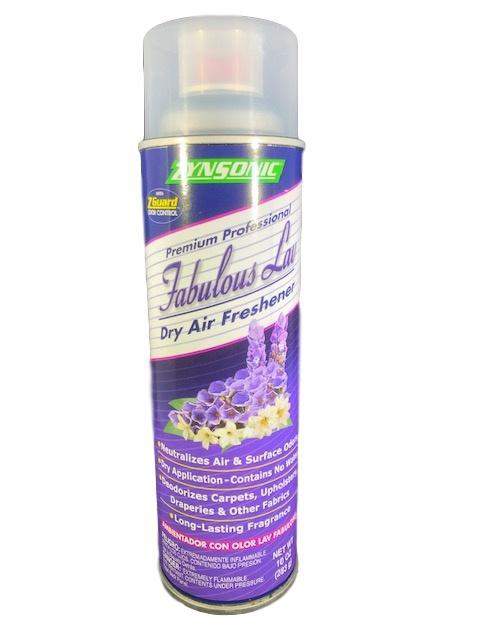 Zynsonic Fabulous Lavender Dry Air Freshener Handheld Spray Can, Odor Eliminator - Janitorial Superstore