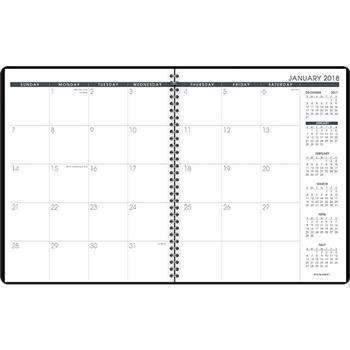 AT-A-GLANCE® Monthly Planner, 9 x 11, Black, 2023 - Janitorial Superstore