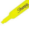 Sharpie® Accent Tank Style Highlighter, Chisel Tip, Fluorescent Yellow, Dozen - Janitorial Superstore