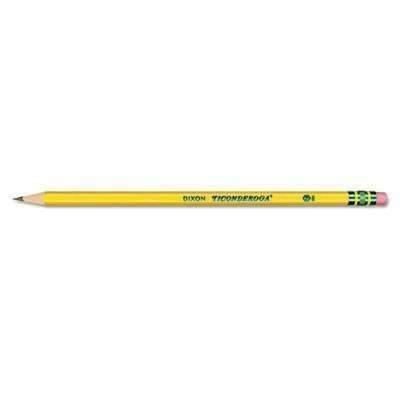 Ticonderoga® Pre-Sharpened Pencil, HB, #2, Yellow Barrel, 30/Pack - Janitorial Superstore