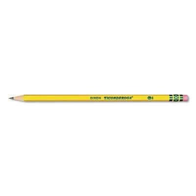 Ticonderoga® Pre-Sharpened Pencil, HB, #2, Yellow, 12 Pack - Janitorial Superstore