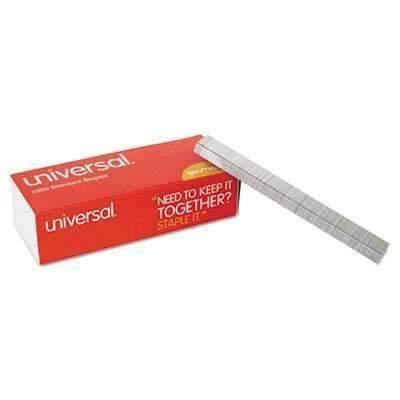 Universal Standard Chisel Point, 210 Strip Count Staples, 5,000/Box - Janitorial Superstore