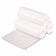 JanWise 30"x 36" White Garbage Bag Liners, .75 Mic, 200 Case, 15-30 Gal - Janitorial Superstore