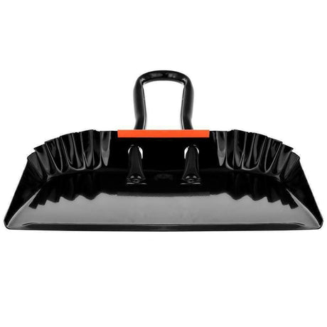 17" - Heavy Duty Black Metal Dustpan - Janitorial Superstore