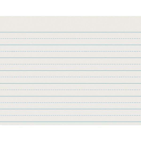 Pacon Ruled Newsprint Practice Paper with Skip Space, 1" Long Way, Grade 1, 500/Pk - Janitorial Superstore