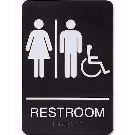 Unisex Restroom Sign - Janitorial Superstore