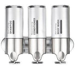 EcoLux Silver 500ml x3 Pull Wall Mount Dispenser - Janitorial Superstore