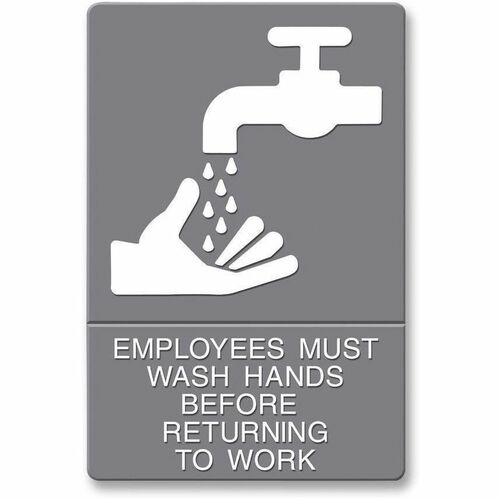 Headline Signs Employees Wash Hands Sign (#HDS4726)