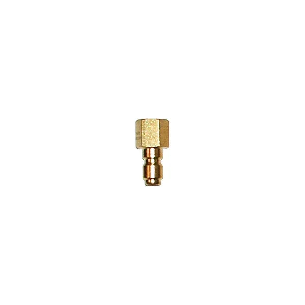 Quick Connect 1/4" Male Flo-thru Brass - 1/4" FPT