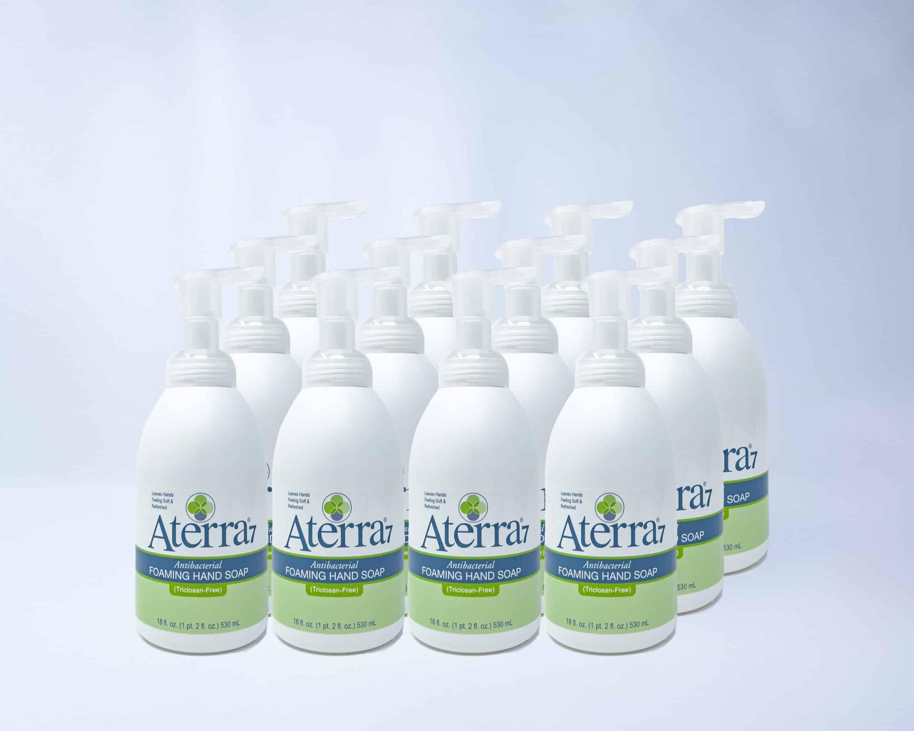 Aterra Premium Foaming Antibacterial Hand Soap, 18 oz (12007-18) - Janitorial Superstore