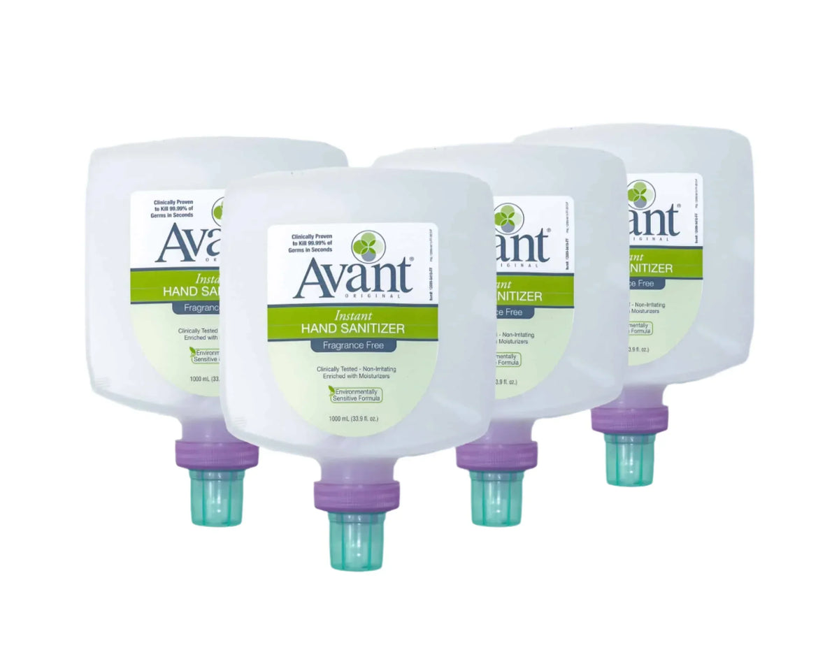 1000 mL Avant® Liquid Hand Sanitizer Eco-Flex Refills 4-pack (12089-9410)