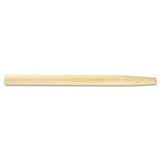 Tapered End Broom Handle, Lacquered Pine, 1.13" dia x 60", Natural