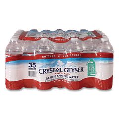 Crystal Geyser® Alpine Spring Water, 16.9 oz Bottle, 35/Carton