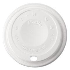 Cappuccino Dome Sipper Lids, Fits 12 oz, White, 1,000/Carton (12EL) - Janitorial Superstore