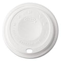 Cappuccino Dome Sipper Lids, Fits 12 oz, White, 1,000/Carton - Janitorial Superstore