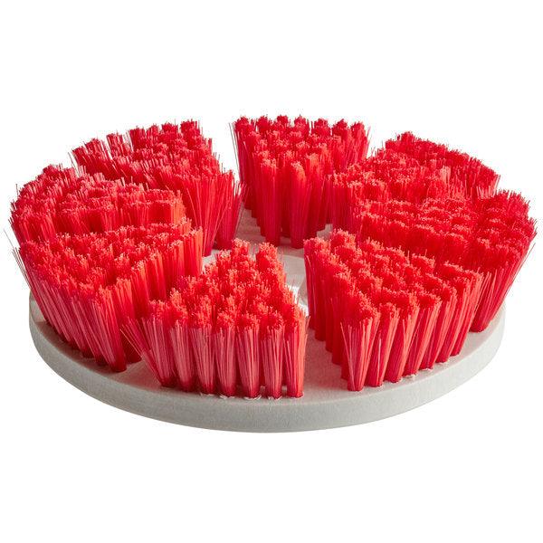 MotorScrubber MS1041 7 1/2" Red Medium Duty Brush