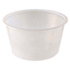 Portion Cups, 2 oz, Plastic, Clear, 250/Sleeve, 10 Sleeves/Carton PC200