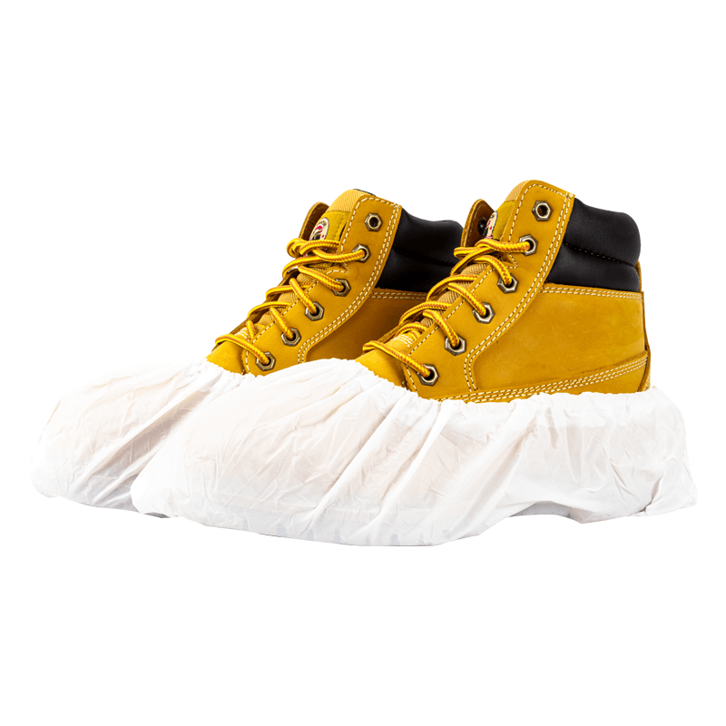 Shieldtech, Protective Shoe Covers, 300 Series, White, Heavy Duty, Size XL, 50 Pair Per Pack (#8087)