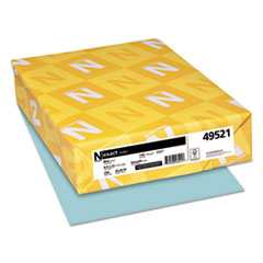 Exact Index Card Stock, 110 lb Index Weight, 8.5 x 11, Blue, 250/Pack #WAU49521