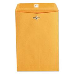 Kraft Clasp Envelope, #63, Square Flap, Clasp/Gummed Closure, 6.5 x 9.5, Brown Kraft, 100/Box(UNV35261)