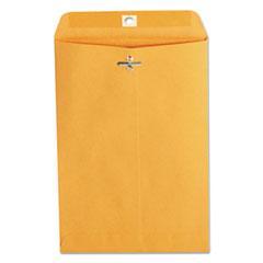 Kraft Clasp Envelope, #63, Square Flap, Clasp/Gummed Closure, 6.5 x 9.5, Brown Kraft, 100/Box(UNV35261)