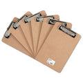 Hardboard Clipboard with Low-Profile Clip, 0.5