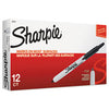 Sharpie® Fine Point Permanent Marker, Black, 12 Pk (SAN32701)