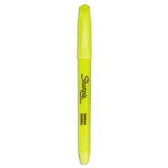 Pocket Style Highlighter Value Pack, Yellow Ink, Chisel Tip, Yellow 12pk SAN27025