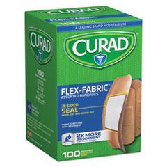Flex Fabric Bandages, Assorted Sizes, 100/Box (MIICUR0700RB) - Janitorial Superstore
