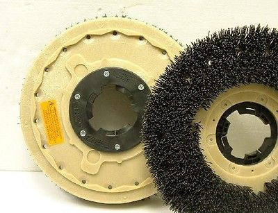 Malish 20" TUFF-BLOCK MAL-GRIT Black Stripping Brush, 813220NPR