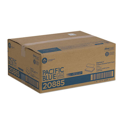 Georgia Pacific® Pacific Blue Ultra Z-Fold Folded Paper Towels, 1-Ply, 8 x 11, White, 260/Pack (GPC2088)5,