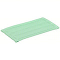 UNGER Cleaning Pad: Microfiber, 11 in Pad Lg, Green, Microfiber