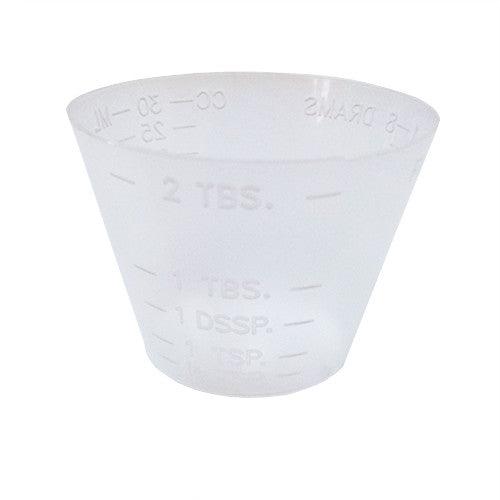 CUPS MEDICINE PLASTIC DISP 1OZ CLEAR W/O RIM PREMIUM W/O BPA DEHP COMPLIANCE SOLN (100/SL 50SL/CS 5000/CS) - Janitorial Superstore