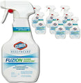 Fuzion Cleaner Disinfectant, Unscented, 32 oz Spray Bottle, 9/Carton