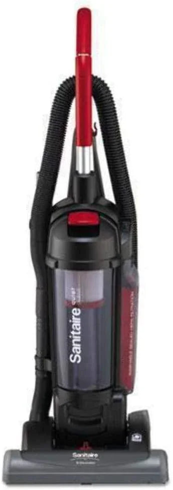 FORCE 570013D QuietClean Upright Vacuum with Dust Cup and Sealed HEPA Filtration, Black - Janitorial Superstore