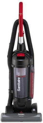 FORCE QuietClean Upright Vacuum with Dust Cup and Sealed HEPA Filtration, Black - Janitorial Superstore
