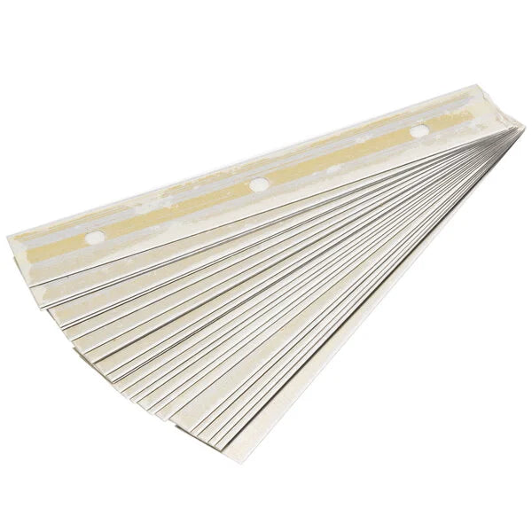 Unger TR100 4" Carbon Steel Glass Scraper Replacement Blades - 25/Pack